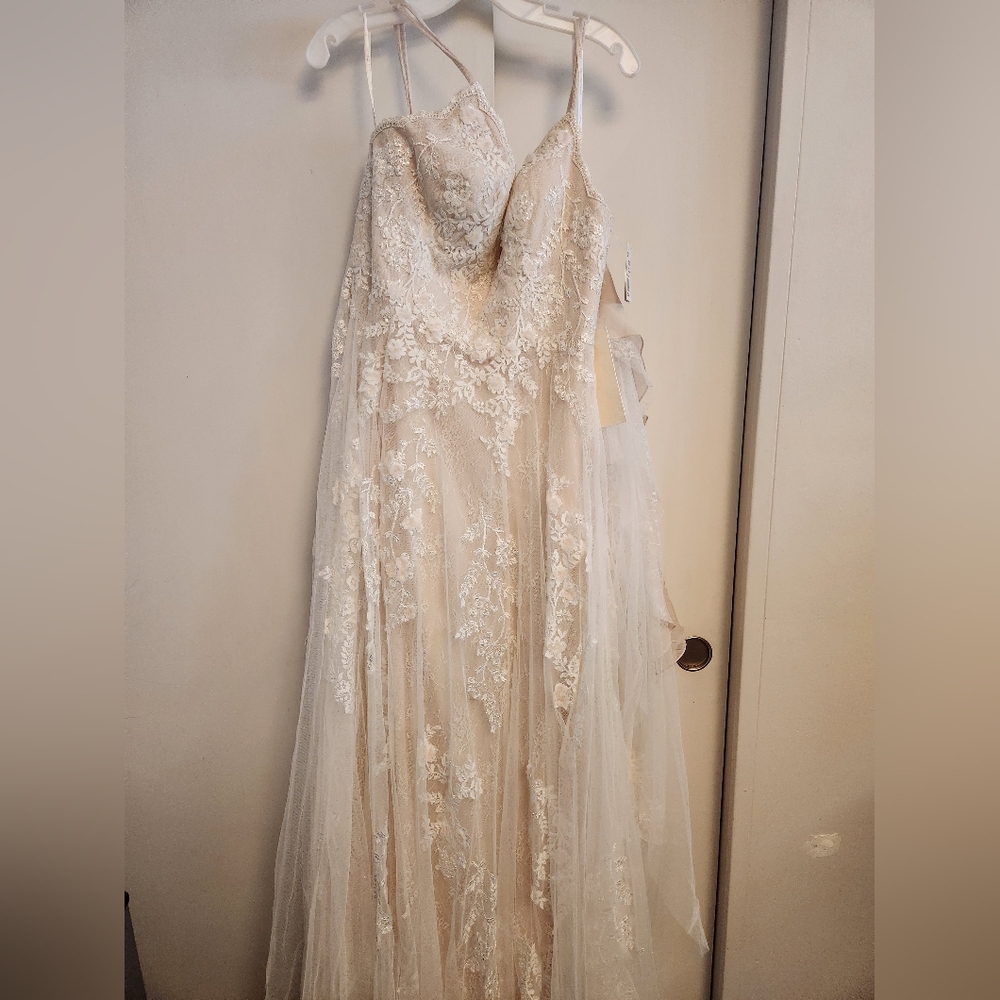 Melissa SweetA-Line Wedding Dress with Double Straps